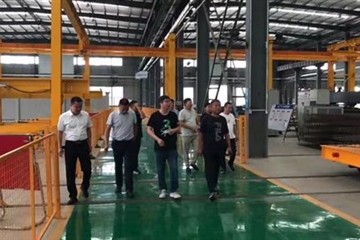 科技東方   迎接檢閱——慧城苑項目部領(lǐng)導對汝州基地考察調研